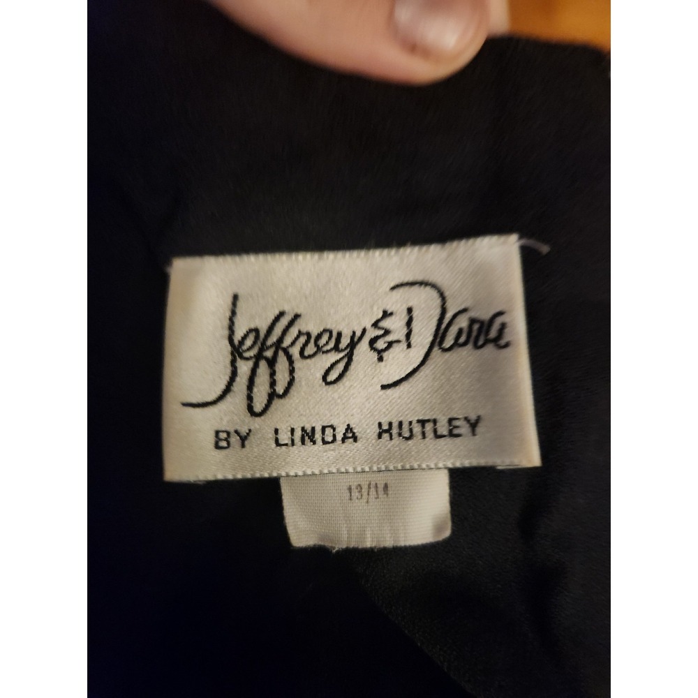 90s Black and White Button Down Dress - Picture 4 of 4